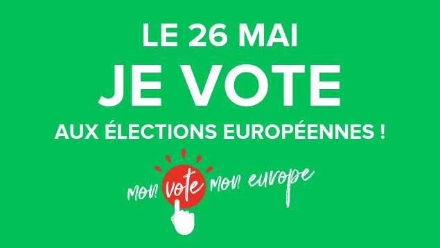 La campagne Mon Vote Mon Europe des Jeunes Européens - France